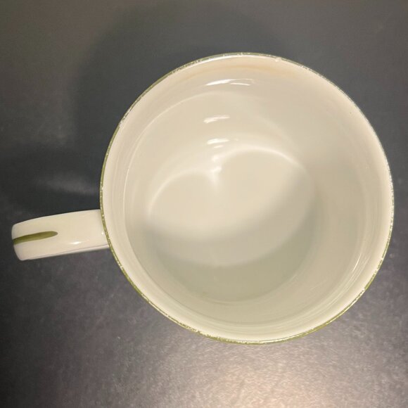 Vintage J.W.K. Bavaria, Germany Porcelain Cup  ~ Yellow & Purple Tulips ~ Floral - Picture 6 of 11